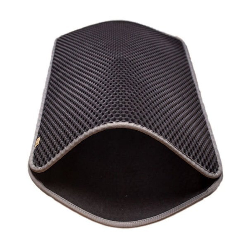 Cattie M 37x50 Cm Altıgen Kum Toplayıcı Fonksiyonel Paspas Gri | Kedi Aksesuarı