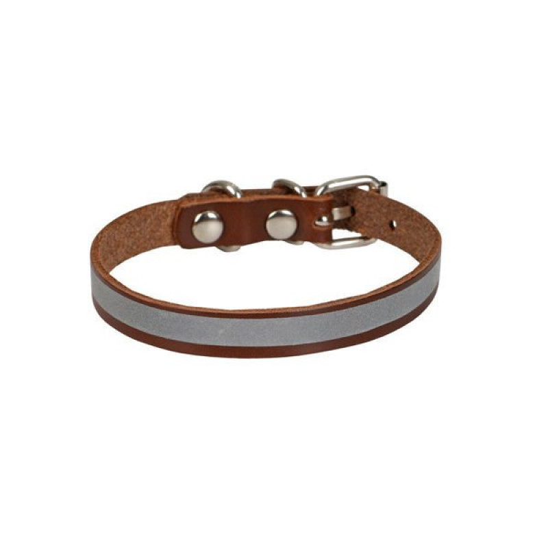 Cattie M Reflektörlü Boyun Tasması Kahverengi 1x20-23 Cm | Kedi Boyun Tasması Cattie M Reflektörlü Boyun Tasması Kahverengi 1x20-23 Cm | Kedi Boyun Tasması