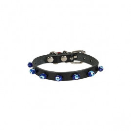 S Boncuklu Deri Boyun Tasması Siyah 1x16-20 Cm | Köpek Boyun Tasması S Boncuklu Deri Boyun Tasması Siyah 1x16-20 Cm | Köpek Boyun Tasması