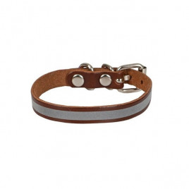 S Reflektörlü Deri Boyun Tasması Kahverengi 1x16-20 Cm | Kedi Boyun Tasması S Reflektörlü Deri Boyun Tasması Kahverengi 1x16-20 Cm | Kedi Boyun Tasması
