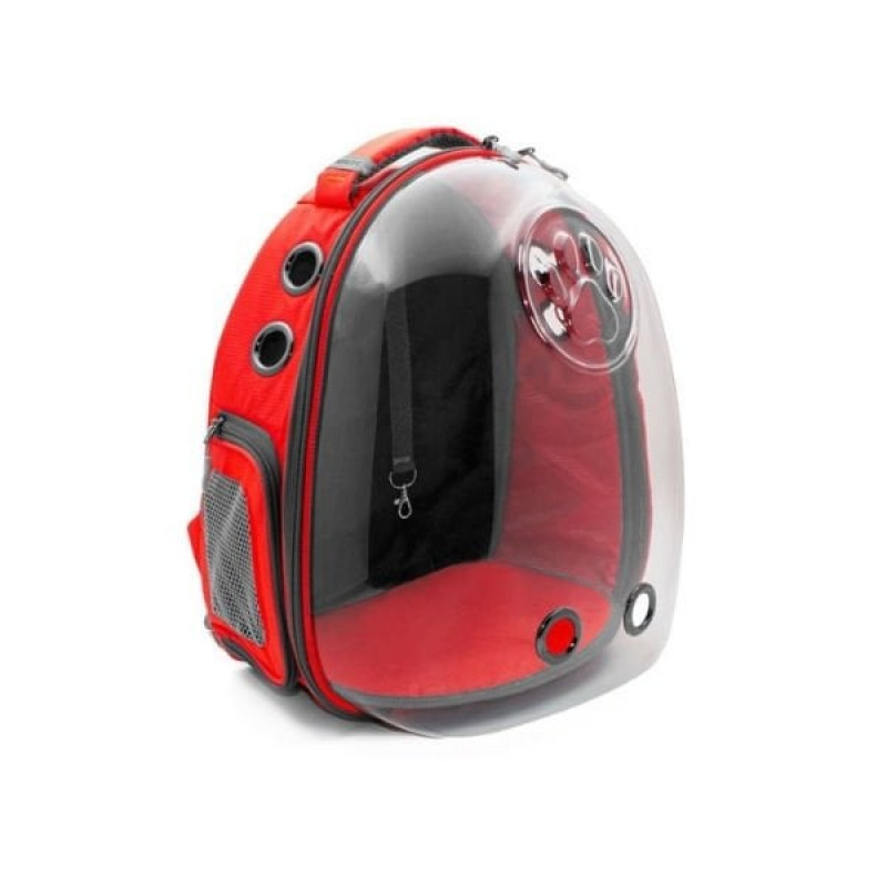 Cattie Şeffaf Kedi ve Küçük Irk Köpek Taşıma Sırt Çantası Kırmızı 25x30x40 Cm | Köpek Taşıma Çantası Ve Kafes Cattie Şeffaf Kedi ve Küçük Irk Köpek Taşıma Sırt Çantası Kırmızı 25x30x40 Cm | Köpek Taşıma Çantası Ve Kafes