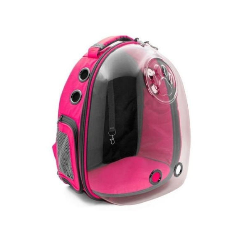 Cattie Şeffaf Kedi ve Küçük Irk Köpek Taşıma Sırt Çantası Pembe 25x30x40 Cm | Köpek Taşıma Çantası Ve Kafes Cattie Şeffaf Kedi ve Küçük Irk Köpek Taşıma Sırt Çantası Pembe 25x30x40 Cm | Köpek Taşıma Çantası Ve Kafes
