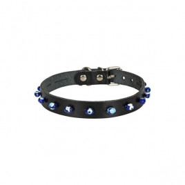 XXL Boncuklu Deri Boyun Tasması Siyah 1.5x29-33 Cm | Köpek Boyun Tasması XXL Boncuklu Deri Boyun Tasması Siyah 1.5x29-33 Cm | Köpek Boyun Tasması