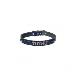 XXL İsimlikli El Yapımı Gerçek Deri Boyun Tasması Royal Mavi 1.5x29-34 Cm | Kedi Boyun Tasması XXL İsimlikli El Yapımı Gerçek Deri Boyun Tasması Royal Mavi 1.5x29-34 Cm | Kedi Boyun Tasması