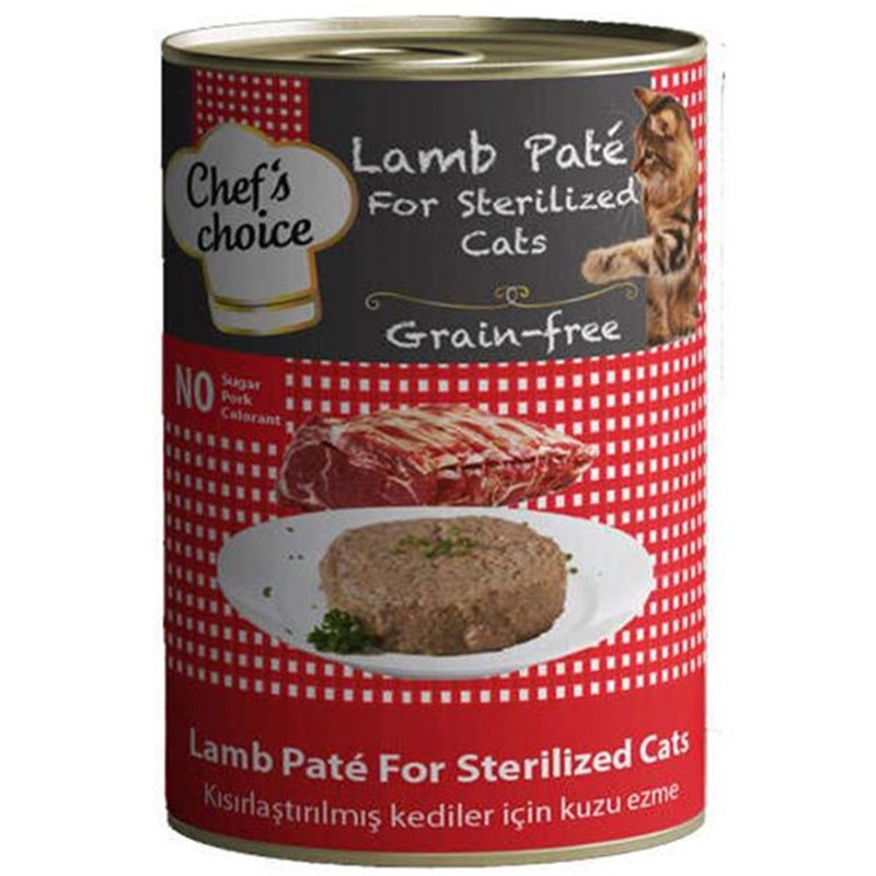 Chef's Choice 400 Gr Kısırlaştırılmış Kuzu Etli Ezme | Yetişkin Kedi Maması Chef's Choice 400 Gr Kısırlaştırılmış Kuzu Etli Ezme | Yetişkin Kedi Maması