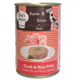 Chef's Choice 400 Gr Ördek Eti ve Pirinç Ezmesi Yetişkin | Yetişkin Köpek Konserve Maması