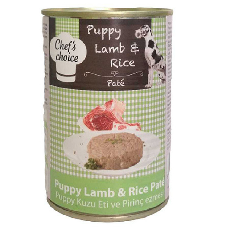 Chef's Choice 400 Gr Yavru Kuzu ve Pirinç Ezme | Tavru Köpek Konservesi Chef's Choice 400 Gr Yavru Kuzu ve Pirinç Ezme | Tavru Köpek Konservesi