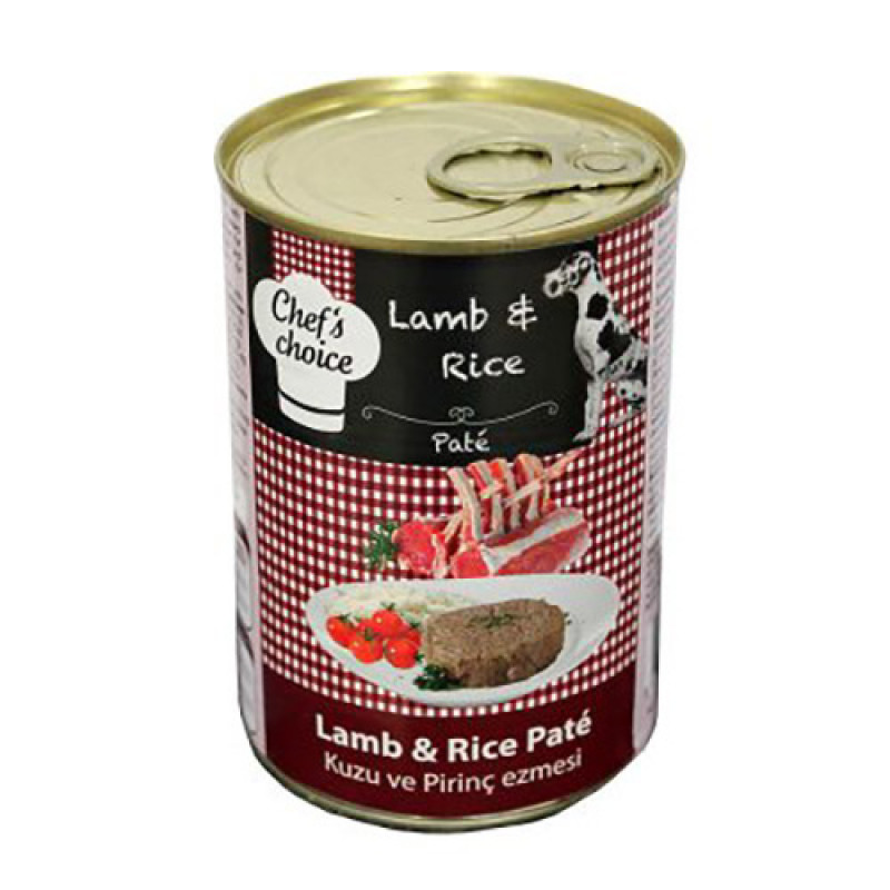 Chef's Choice 400 Gr Yetişkin Kuzu ve Pirinç Ezme | Yetişkin Köpek Konserve Maması Chef's Choice 400 Gr Yetişkin Kuzu ve Pirinç Ezme | Yetişkin Köpek Konserve Maması