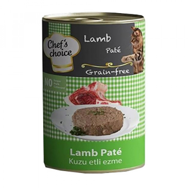 Chef's Choice 6 Adet Kuzu Etli Ezme 400 Gr | Kuzu Etli Kedi Maması