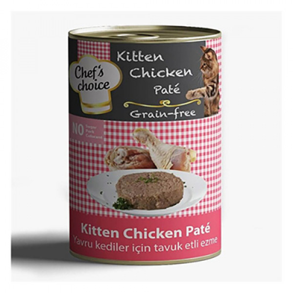 Chef's Choice 6 Adet Tavuk Etli Ezme Yavru 400 Gr | Yavru Kedi Maması