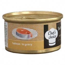 Chef's Choice 80 Gr Soslu Somonlu Yetişkin | Tahılsız Kedi Yaş Maması