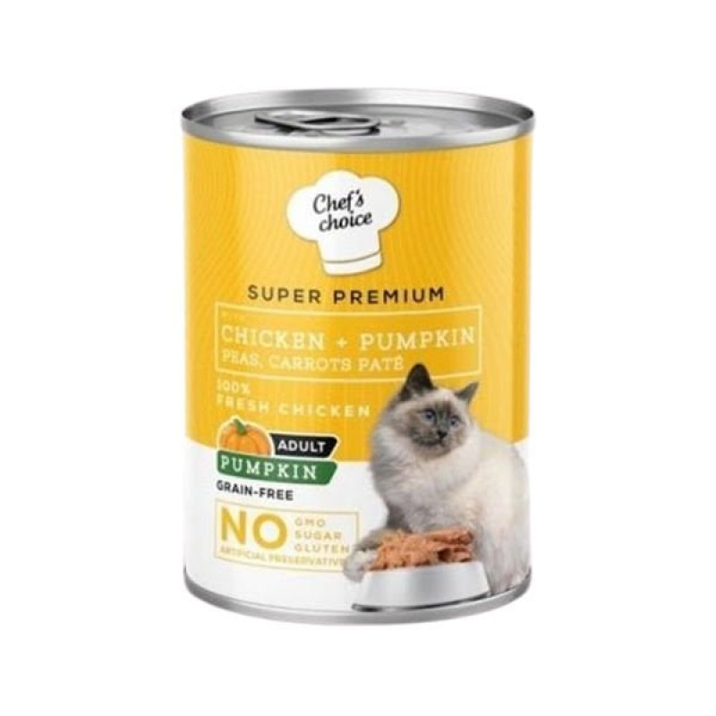 Chefs Choice 400 Gr Tavuk ve Balkabağı | Yetişkin Kedi Maması Chefs Choice 400 Gr Tavuk ve Balkabağı | Yetişkin Kedi Maması