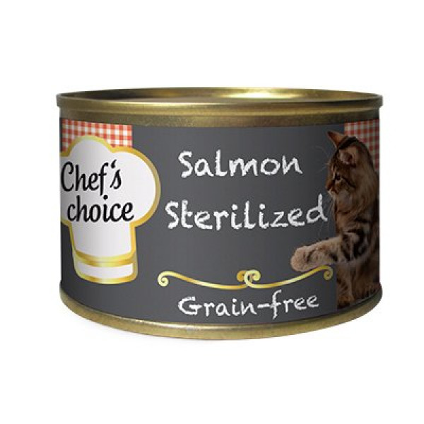Chefs Choice 80 Gr Kıyılmış Somonlu Tahılsız Kısırlaştırılmış 