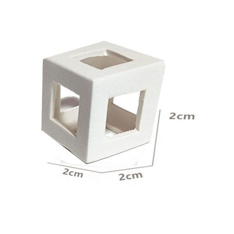 Chicos 2x2 Cm Karides Seramik Küp Beyaz Kalın | Akvaryum Dekor Fon Chicos 2x2 Cm Karides Seramik Küp Beyaz Kalın | Akvaryum Dekor Fon