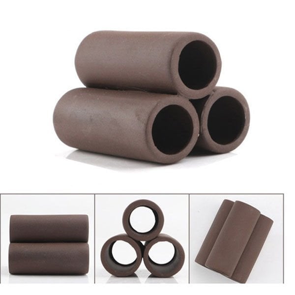 Chicos 3 Adet Karides Seramik Boru Kahverengi 7,5 Cm | Akvaryum Dekor Fon