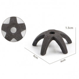 5 Adet Karides Seramik Deniz Yıldızı 4x4x1,5 Cm | Akvaryum Dekor Fon