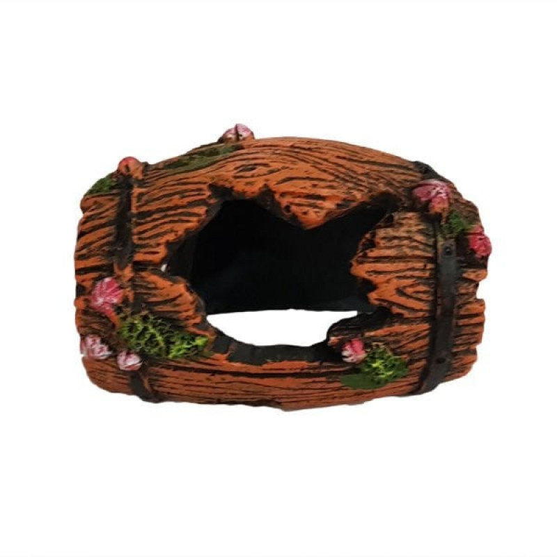 Chicos 9,7x6,3x6,2 Cm Fıçı | Akvaryum Dekor Fon Chicos 9,7x6,3x6,2 Cm Fıçı | Akvaryum Dekor Fon