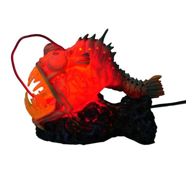 Chicos Canavar Balık Led Işıklı | Akvaryum Dekor Fon