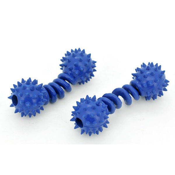 Chiwava 15 Cm Burgulu Lastik Halter Mavi | Köpek Çiğneme