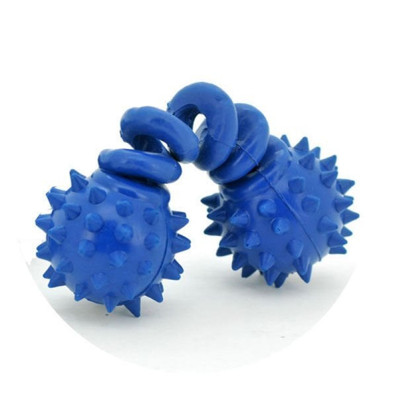 Chiwava 15 Cm Burgulu Lastik Halter Mavi | Köpek Çiğneme