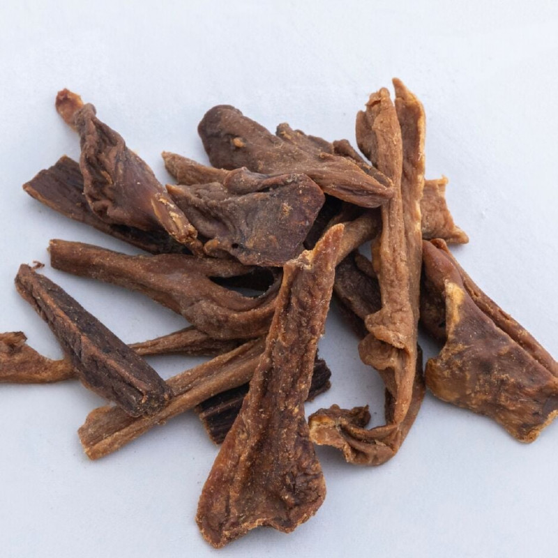 Chompo 100 Gr Kurutulmuş İnek Memesi Parçaları Köpek Ödül Maması