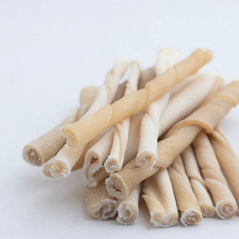 Chompo 100 Gr Kurutulmuş Kolajen Burgu Çubukları Köpek Ödül Maması