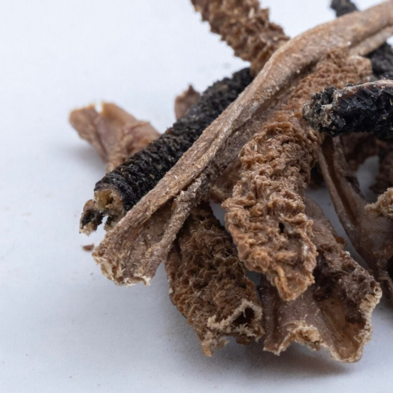 Chompo 100 Gr Kurutulmuş Kuzu İşkembe Şeritleri Köpek Ödül Maması 