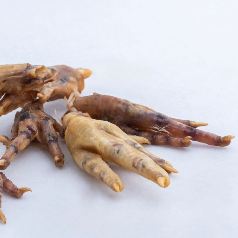 Chompo Kurutulmuş Tavuk Ayak Köpek Ödül Maması 10 Adet