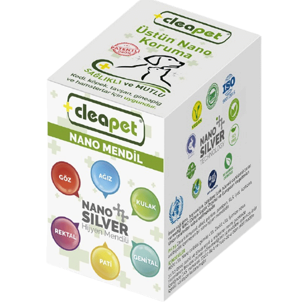 Cleapet Evcil Hayvan Günlük Hijyenik Nano Mendil 15 Li | Kedi Banyo Şampuanı
