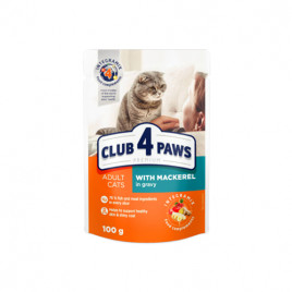 Club 4 Paws 100 Gr Premium Yetişkin Soslu Uskumru | Yetişkin Kedi Maması Club 4 Paws 100 Gr Premium Yetişkin Soslu Uskumru | Yetişkin Kedi Maması