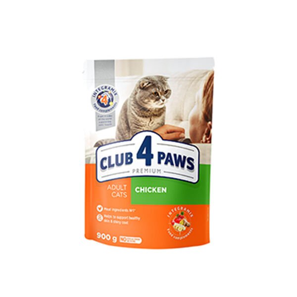 Club 4 Paws 900 Gr Premium Adult Somon | Yetişkin Kuru Kedi Maması