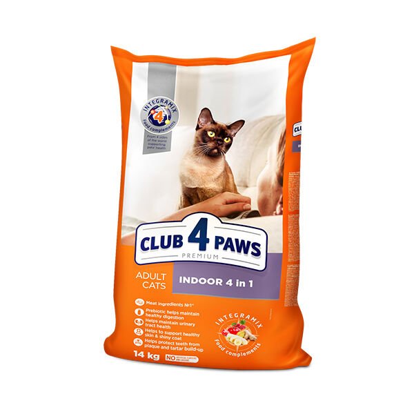 Club 4 Paws14 Kg Indoor 4 In 1 Kuzu | Yetişkin Kuru Kedi Maması