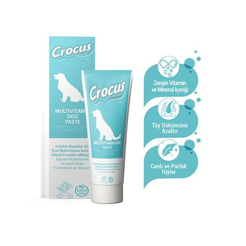 Crocus 100 Gr Multivitamin Paste | Köpek Macunu Crocus 100 Gr Multivitamin Paste | Köpek Macunu