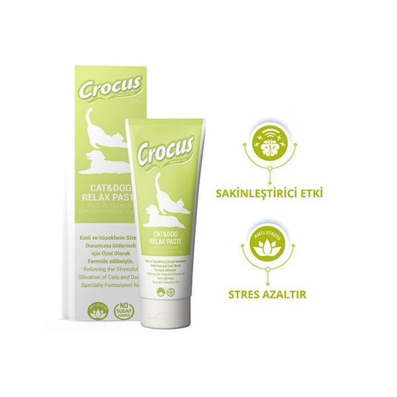 Crocus 100 Gr Relax Paste | Köpek Vitamini Crocus 100 Gr Relax Paste | Köpek Vitamini