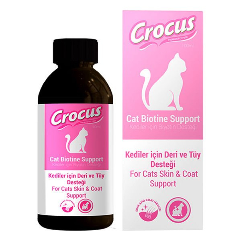 Crocus 100 Ml Biotin Support | Kedi Spreyi