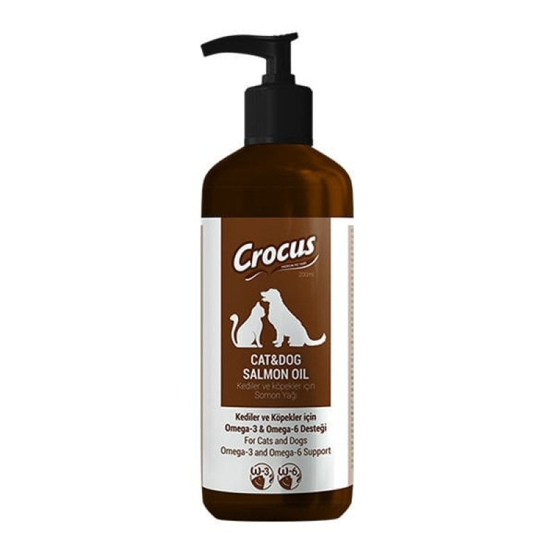 Crocus 200 Ml Somon Yağı | Köpek Tüy Bakım Spreyi