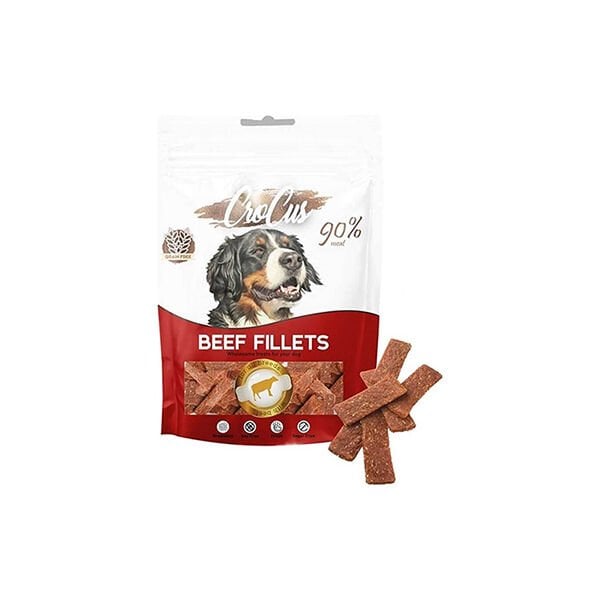 Crocus 80 Gr Biftek Fileto | Köpek Atıştırmalık Ödül Maması