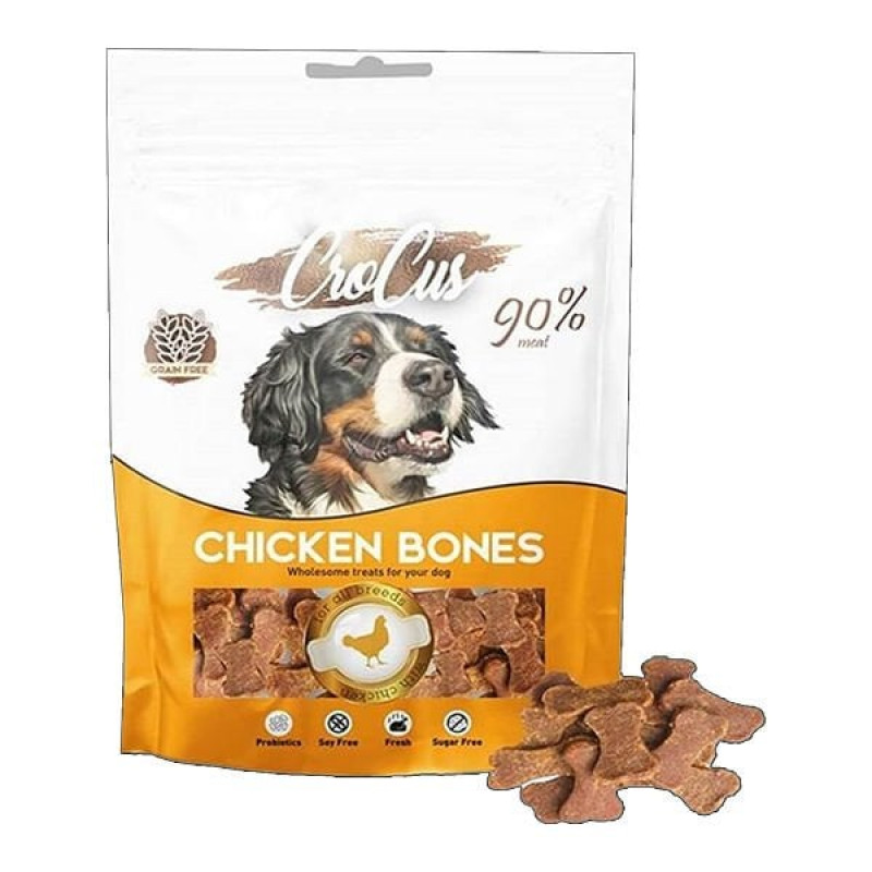 Crocus 80 Gr Bones Tavuk | Köpek Kemik Ödül Maması Crocus 80 Gr Bones Tavuk | Köpek Kemik Ödül Maması