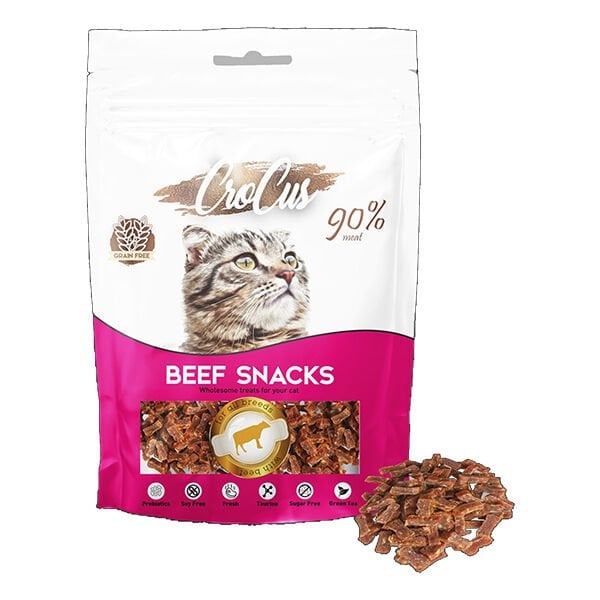 Crocus 80 Gr Snack Biftek | Kedi Bisküvi Ödül Maması