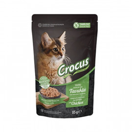 Crocus 85 Gr Kitten Tahılsız Tavuk | Yavru Kedi Maması Crocus 85 Gr Kitten Tahılsız Tavuk | Yavru Kedi Maması