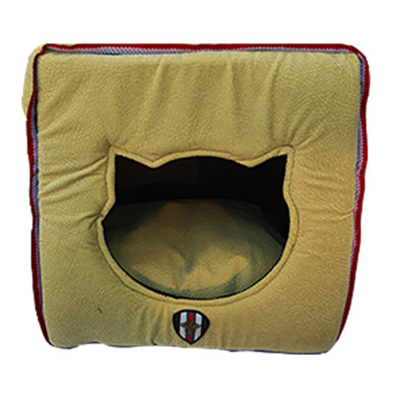 Crop Pet 40x40x40 Cm Küp Fonksiyonel Kedi Yuvası Hardal | Yuvalı Kedi Yatağı Crop Pet 40x40x40 Cm Küp Fonksiyonel Kedi Yuvası Hardal | Yuvalı Kedi Yatağı