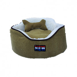 M 60x60 Cm Oval Köpek Yatak Yeşil | Kumaş Köpek Yatağı M 60x60 Cm Oval Köpek Yatak Yeşil | Kumaş Köpek Yatağı