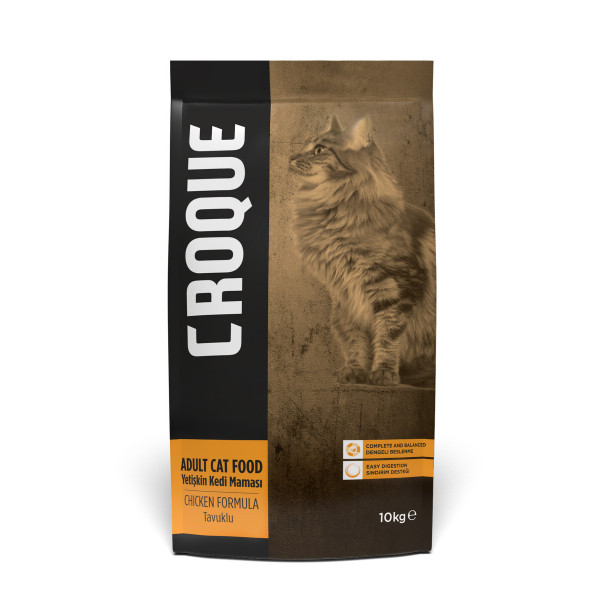 Croque 10 Kg Adult Tavuk | Yetişkin Kuru Kedi Maması