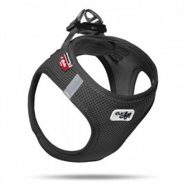 Curli 30-35 Cm Vest Air-Mesh Göğüs Tasması Siyah 2XS