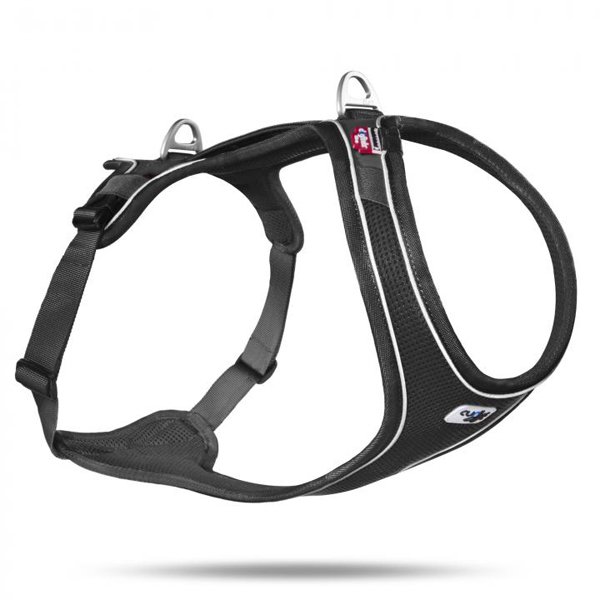 Curli 58-62x42 Cm Belka Comfort Harness Göğüs Tasması Siyah XS | Köpek Göğüs Tasması