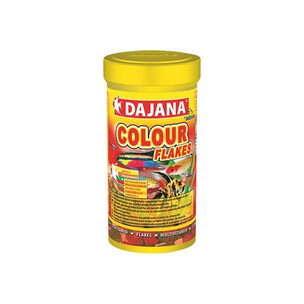Dajana 20 Gr Tropical Color Flakes 100 Ml | Tatlı Su Akvaryumu Yemi