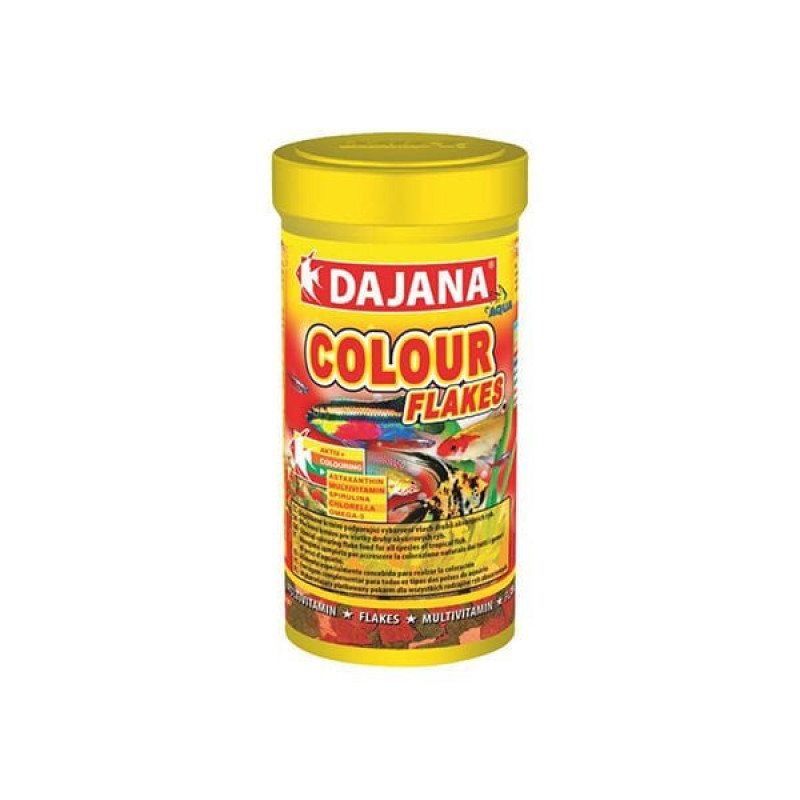 Dajana 20 Gr Tropical Color Flakes 100 Ml | Tatlı Su Akvaryumu Yemi Dajana 20 Gr Tropical Color Flakes 100 Ml | Tatlı Su Akvaryumu Yemi