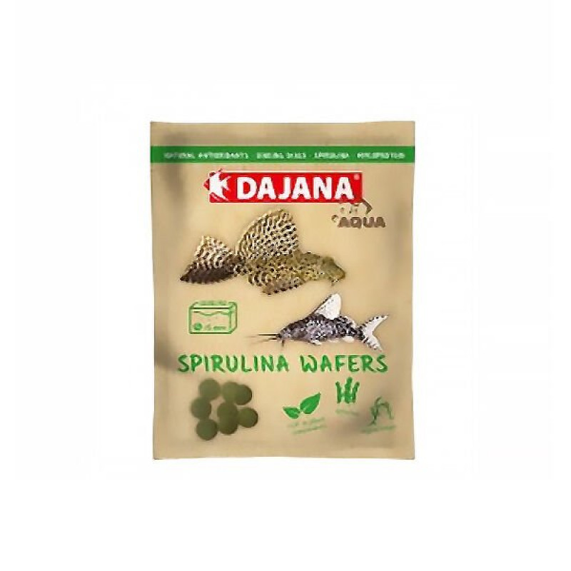 Dajana 25 Gr Spirulina Wafers 80 Ml | Tatlı Su Akvaryumu Yemi Dajana 25 Gr Spirulina Wafers 80 Ml | Tatlı Su Akvaryumu Yemi