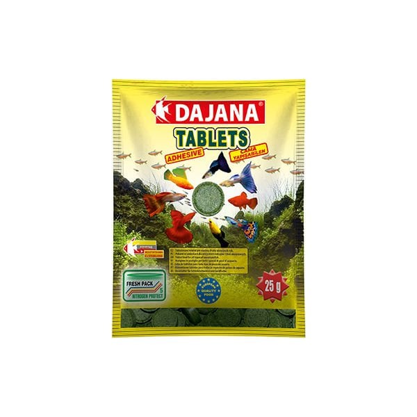 Dajana 25 Gr Tablets Adhesive 80 Ml | Balık Yem Tableti