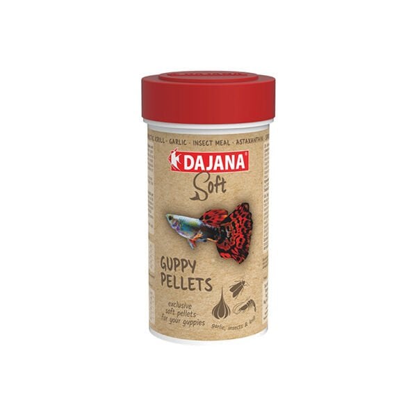 Dajana 50 Gr Guppy Pellets Soft 100 Ml | Tatlı Su Akvaryumu Yemi